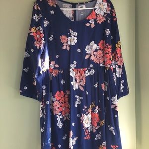 Blue Floral Dress
